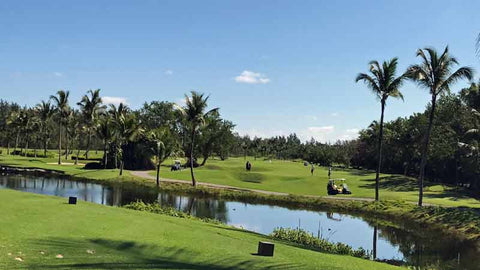 Barcelo Lakes view from teebox