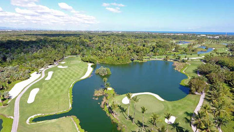 Barcelo Lakes golf aerial view