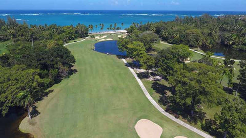 Incredible view of the ocean and green at Dorado Beach East Golf Course
