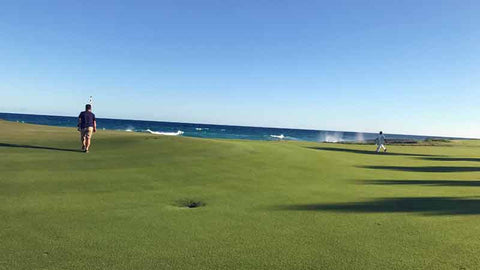 golf near ocean at punta espada